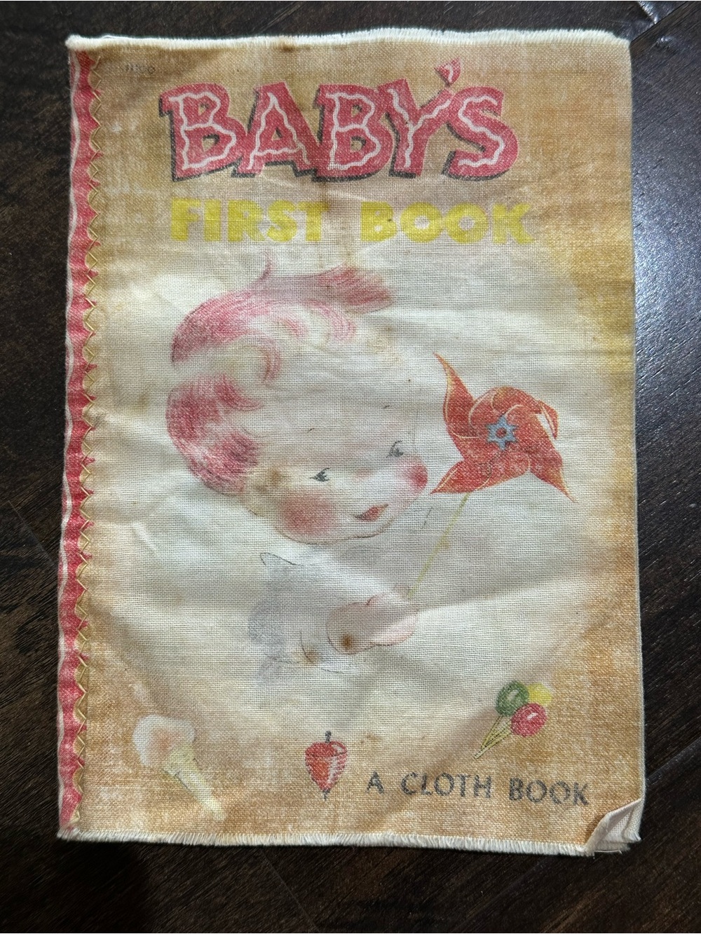 1940’s-1950’s Cloth Children’s Book Made in Kenosha, WI.